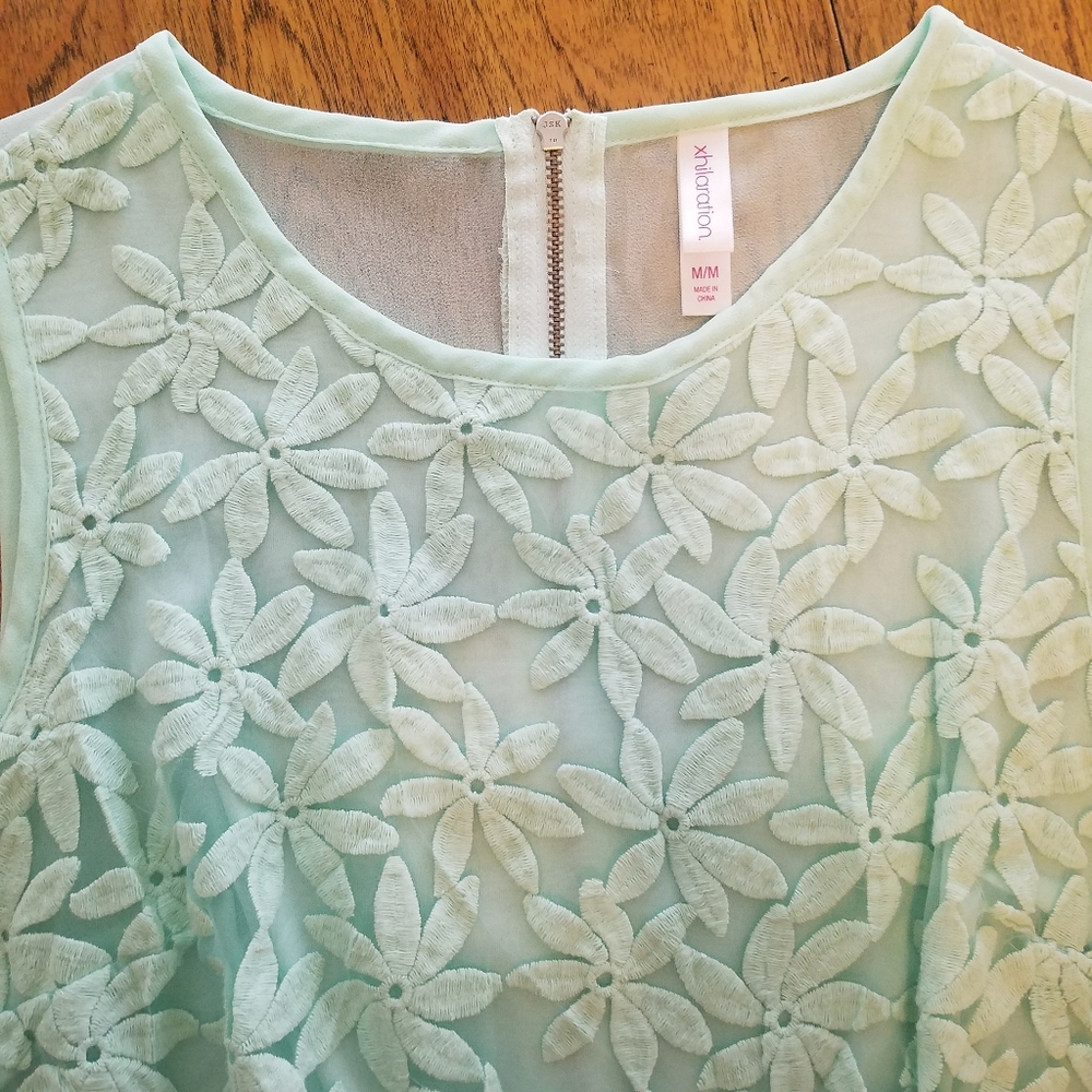 Xhilaration Mint Cocktail Dress - Picture 3 of 4